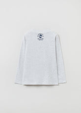 Ovs Boys Long-Sleeved T-Shirt With Embroidered Beaver.